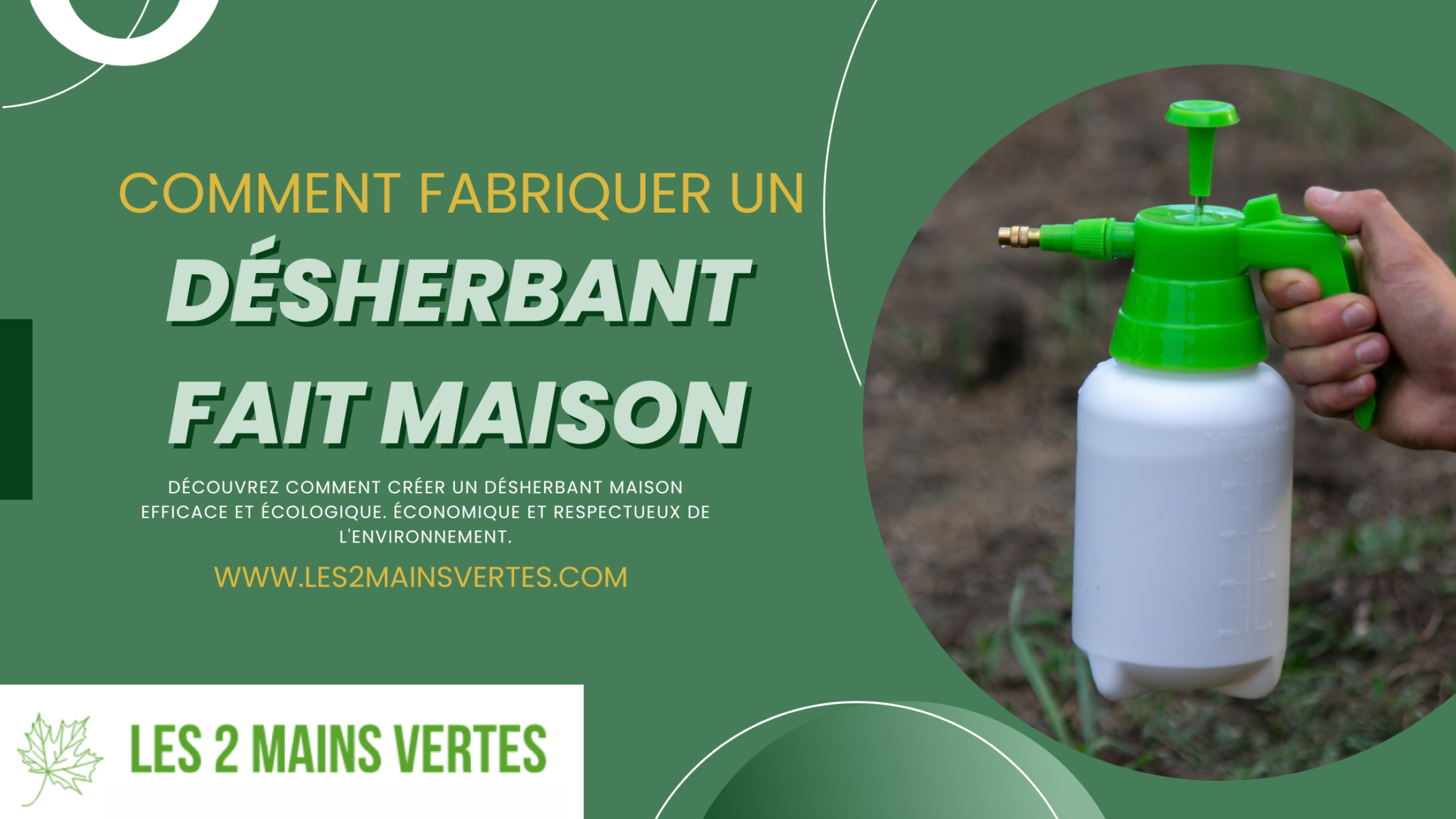 Fabriquer un désherbant maison puissant en 5 minutes